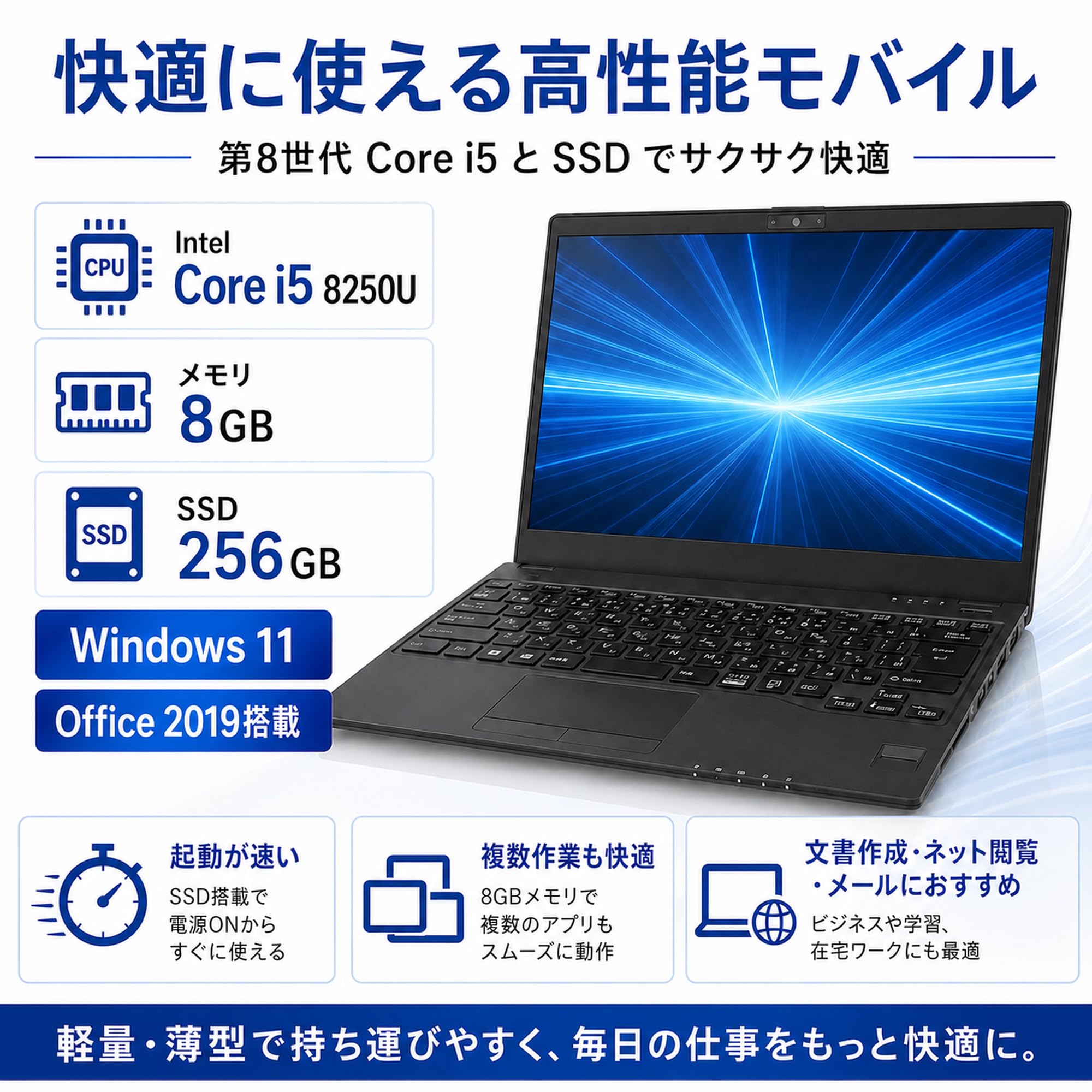 Amazon.co.jp: 【整備済み品】富士通 LIFEBOOK U938 13.3型ノートPC/第